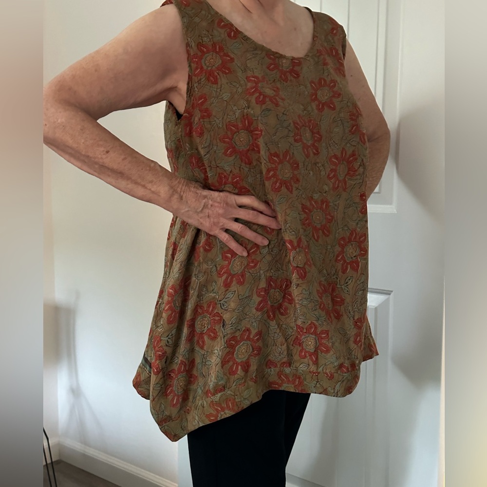 Silk Boutique Sleeveless Blouse